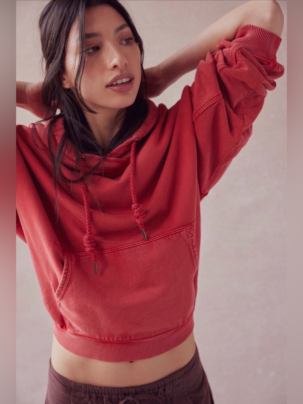 FREE PEOPLE We The Free Of A Feather Hoodie PULLOVER
